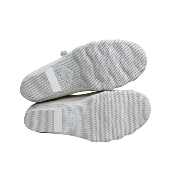 Sperry Womens 7 Medium Syren Gulf Duck Boot in Ivory NEW - Picture 10 of 11